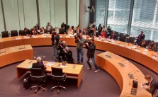 Europasaal vor der Sitzung.
