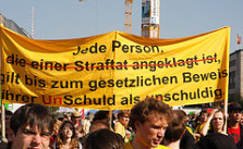 Demo Vorratsdatenspeicherung CC BY-SA 2.0 via flickrjpbader