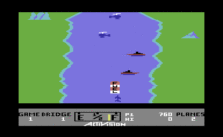 C64-Spiel River Raid - 1984 indiziert, weil es bei Jugendlichen zu Aggression führen sollte. Bild via c64-wiki.de