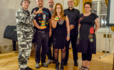 17.09.2016, Wien, Altes Rathaus. Verleihung des Wolfgang Lorenz Gedenkpreises 2016, #WOLO. (v.l.-r.) Johannes Grenzfurthner, Michael Eisenriegler, Werner Reiter, Barbara Wimmer, Martin Leyrer, Frau Mag. Fürlinger // Foto: Karola Riegler