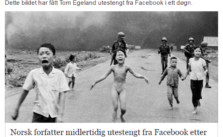 Screenshot des Facebook-Postings der Aftenposten.