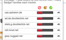 Privacy Badger unter Firefox