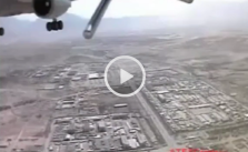 Beinahe-Crash einer "LUNA" mit einem Passagierflugzeug über Kabul im Jahr 2004. Die Drohne absolvierte danach eine "systemkonforme Landung" in Form eines Totalschadens