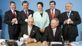 Schäuble und Chertoff beim Aushandeln weiterer Datendeals ui Beginn der deutschen EU-Präsidentschaft 2007