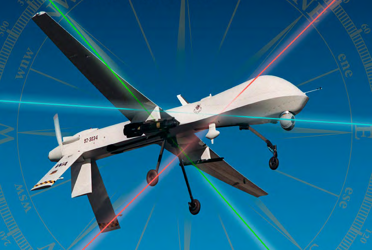 Kann Mobilfunkgeräte orten und Raketen darauf abfeuern: Drohne der United States Air Force. Bild: Southwest Research Institute.