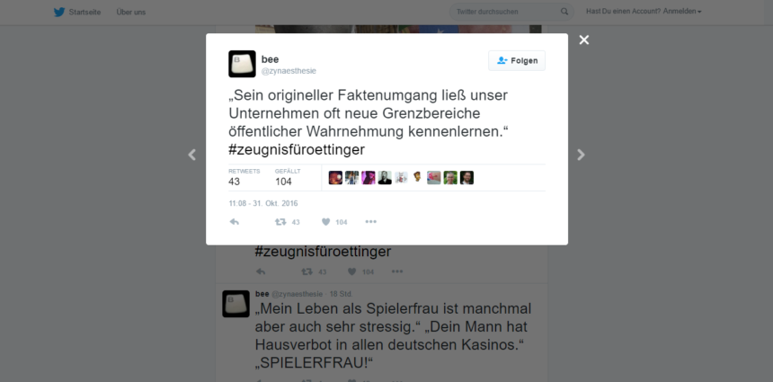 Günther Oettingers rassistische und homophobe Äußerungen lassen Twitter-Nutzer nicht unkommentiert.