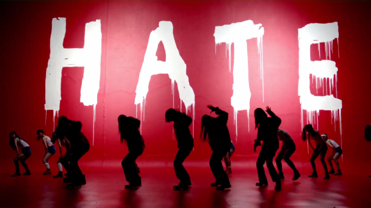 Ein Symbolbild für Hass