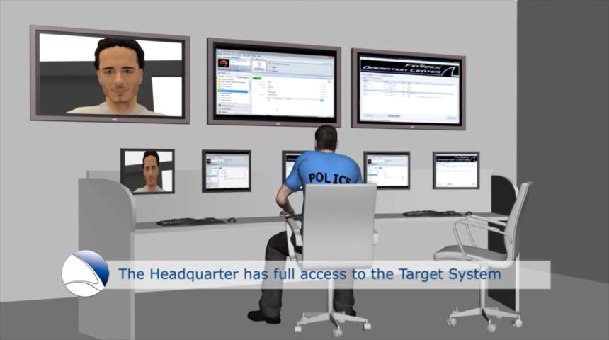 Die Polizei hat vollen Zugriff auf das Ziel-Telefon.