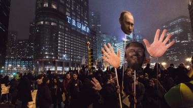 Proteste gegen Trump und Putin in den USA