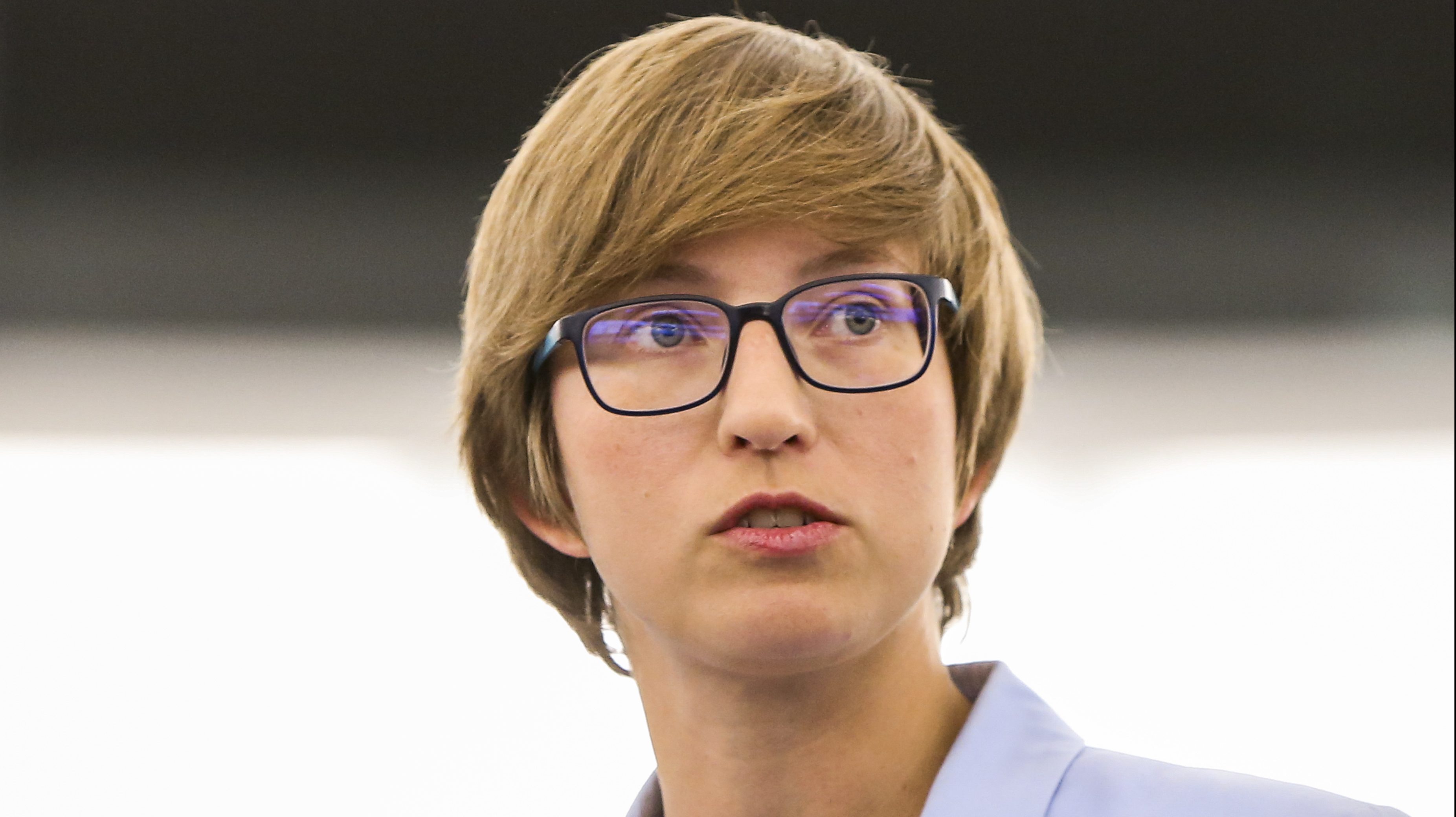 Julia Reda bei einer Debatte zum Urheberrecht im EU-Parlament