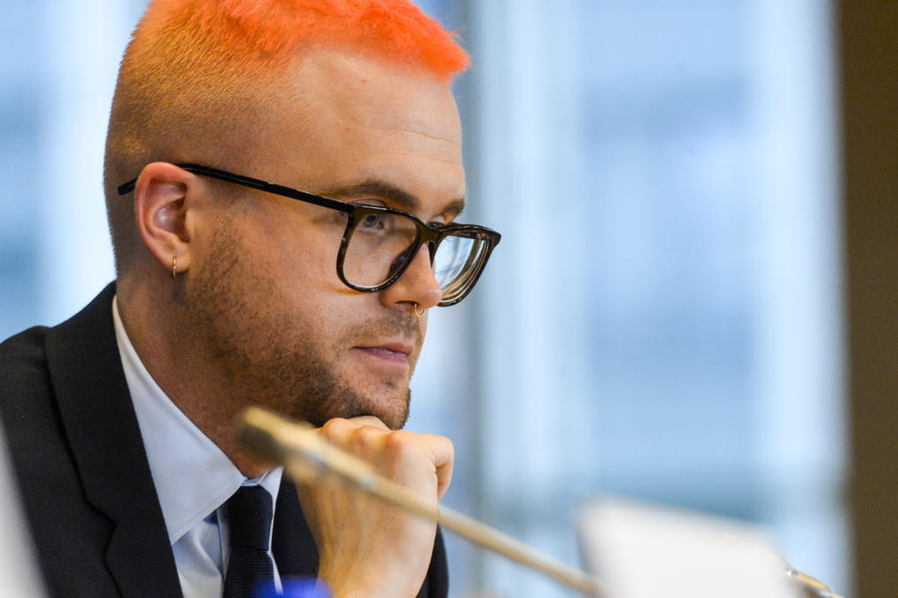 Christopher Wylie im EU-Parlament