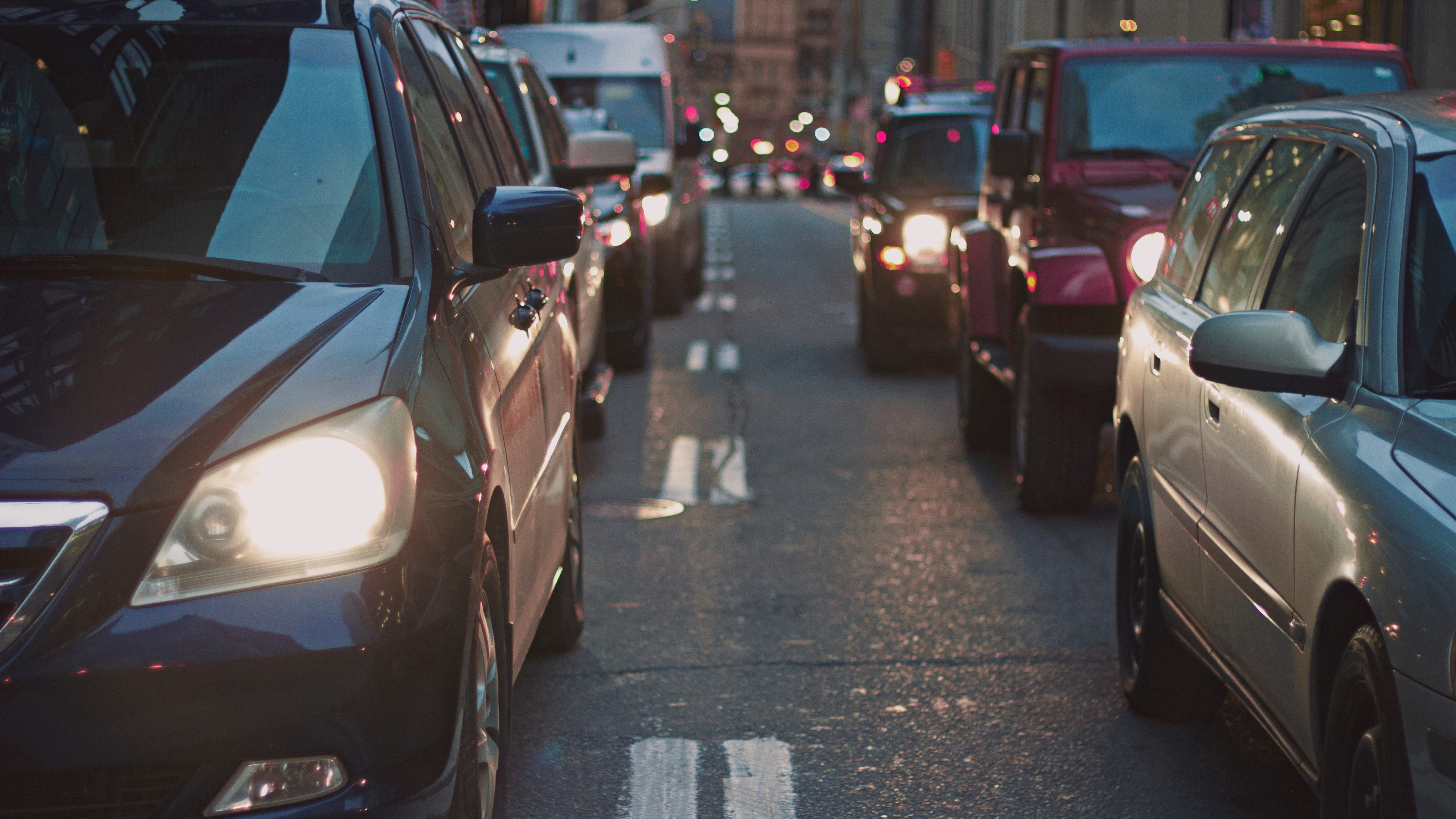 Autos im Stau