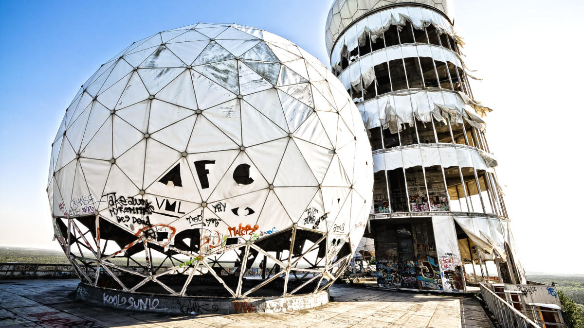 Die Abhörstation auf dem Teufelsberg in Berlin