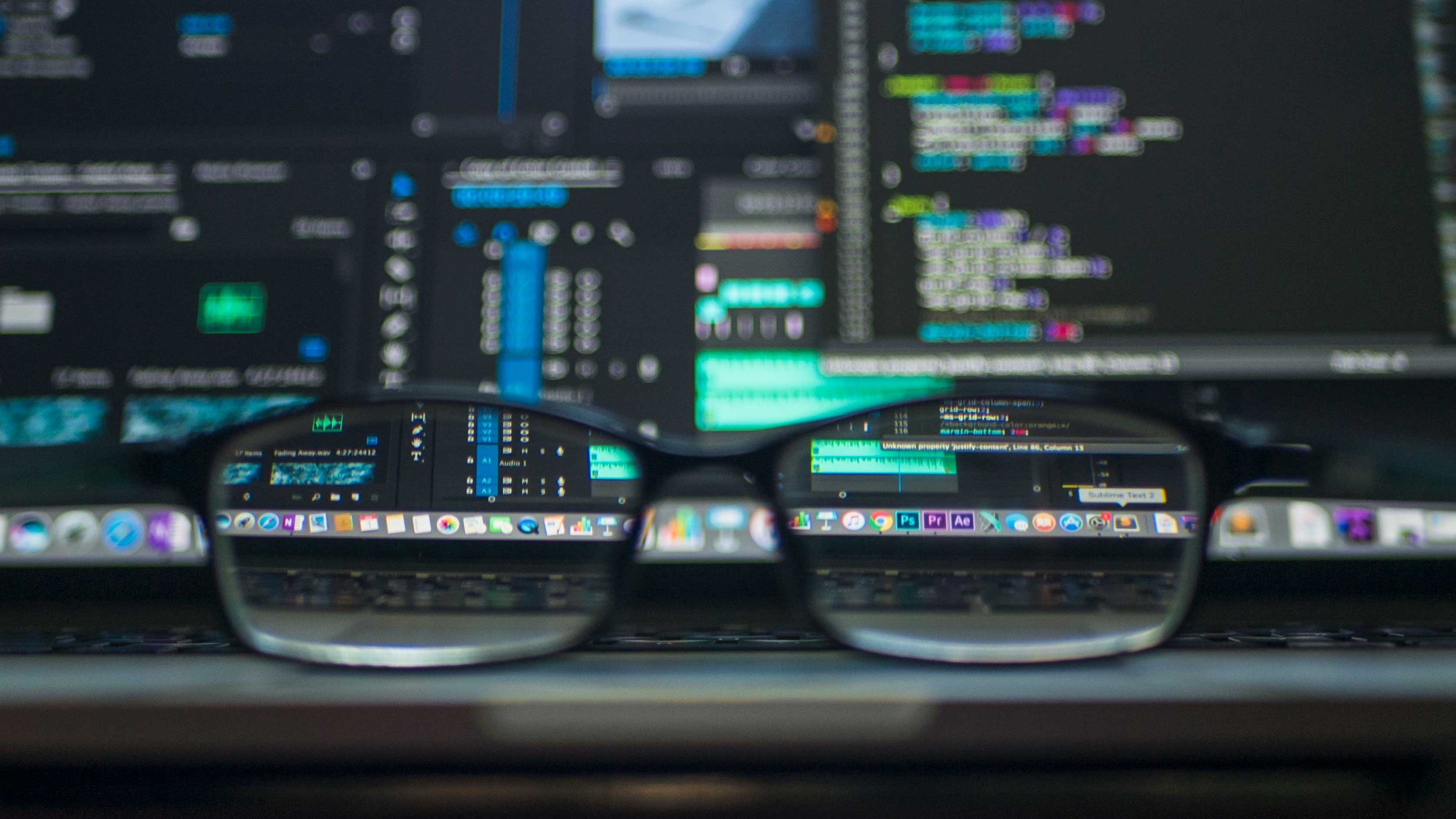 Computer, Brille