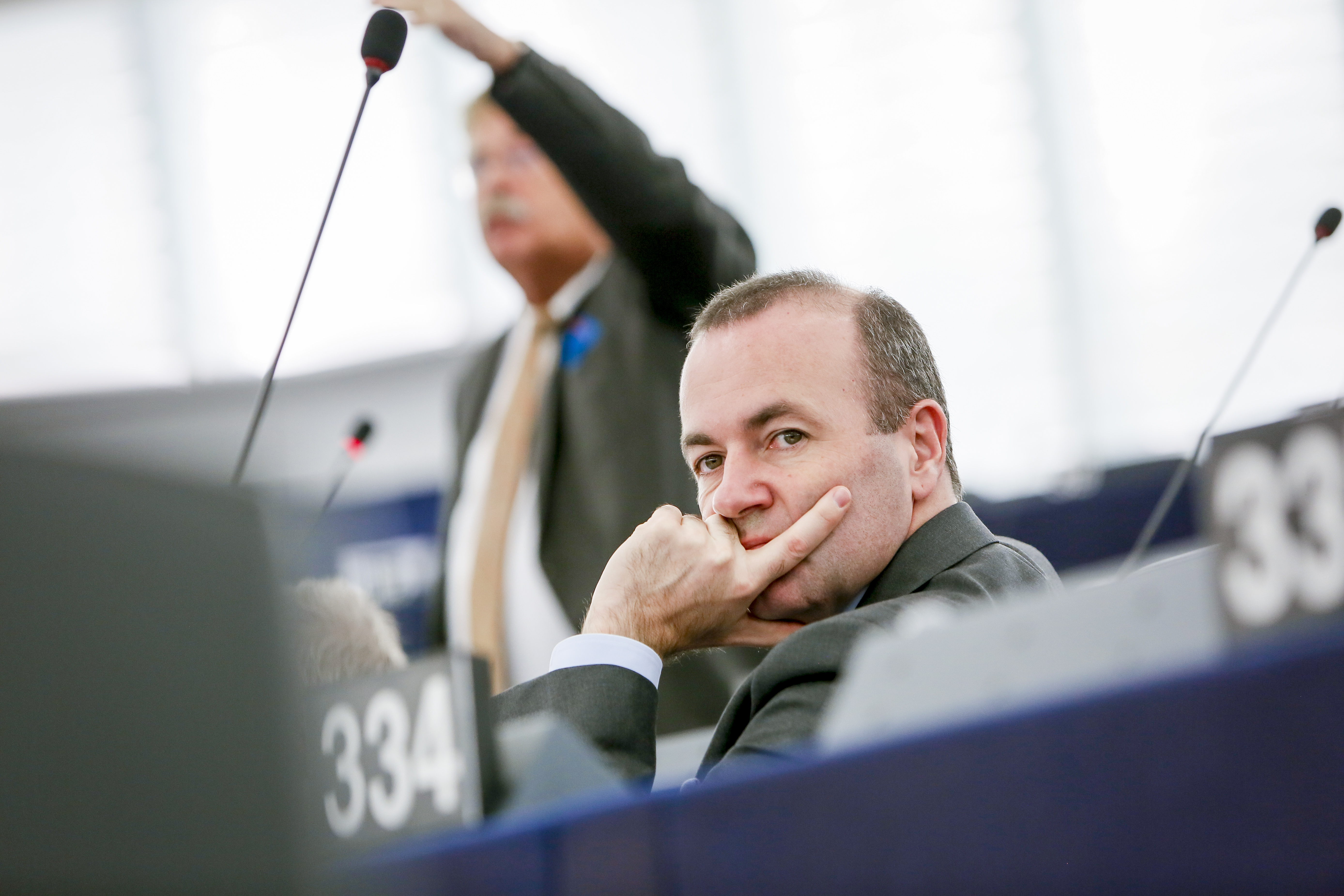 Manfred Weber im EU-Parlament