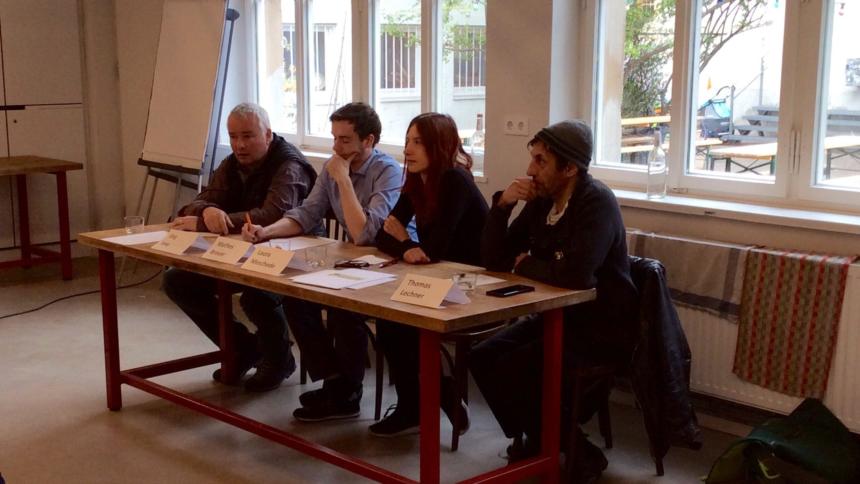 Alternative Pressekonfernez des Bündnis "NoPAG"