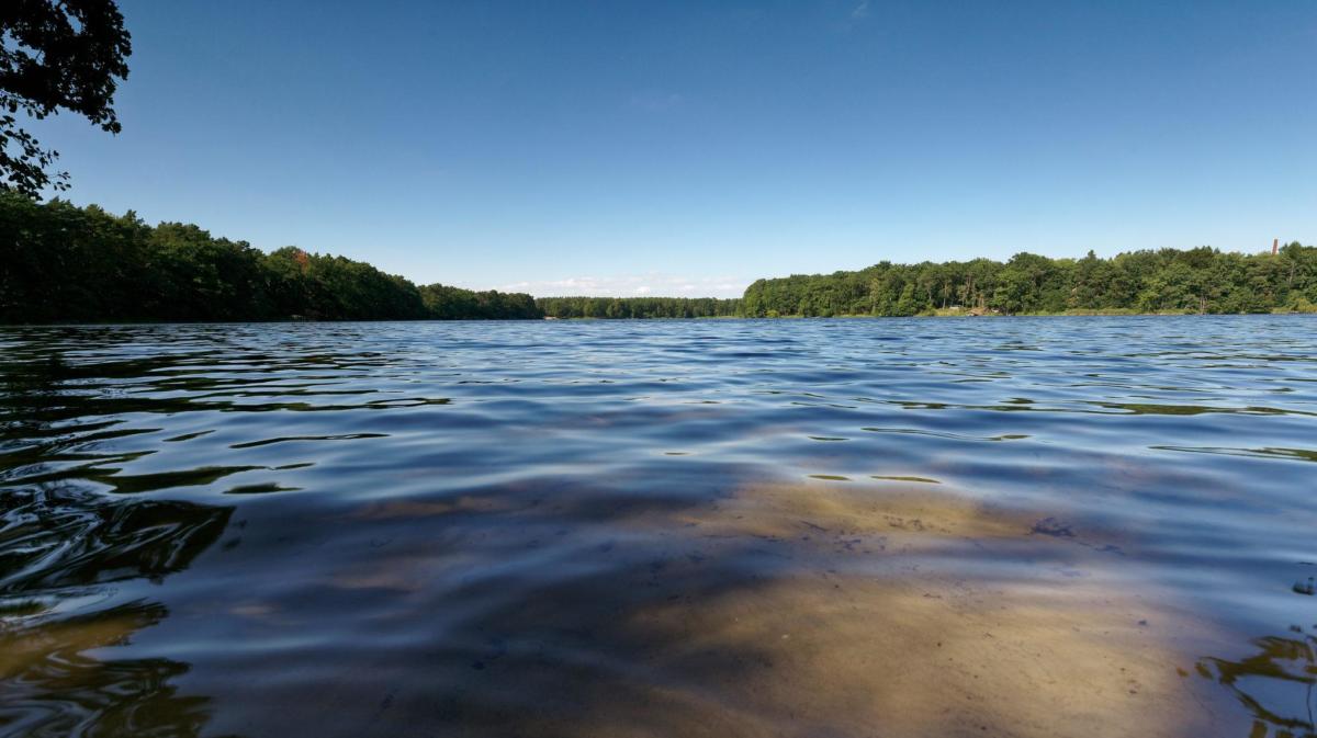 Der Grabowsee in Brandenburg