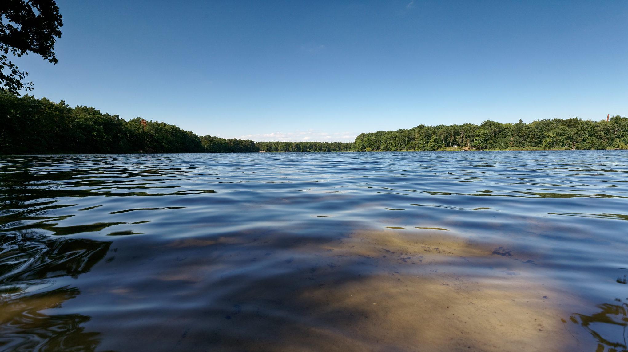 Der Grabowsee in Brandenburg