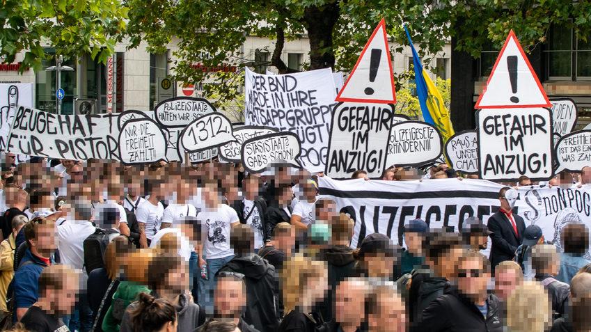 Demo gegen das niedersächsische Polizeigesetz am 8.9.2018 in Hannover