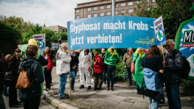 Anti-Glyphosat-Protest von campact aus dem Jahr 2015