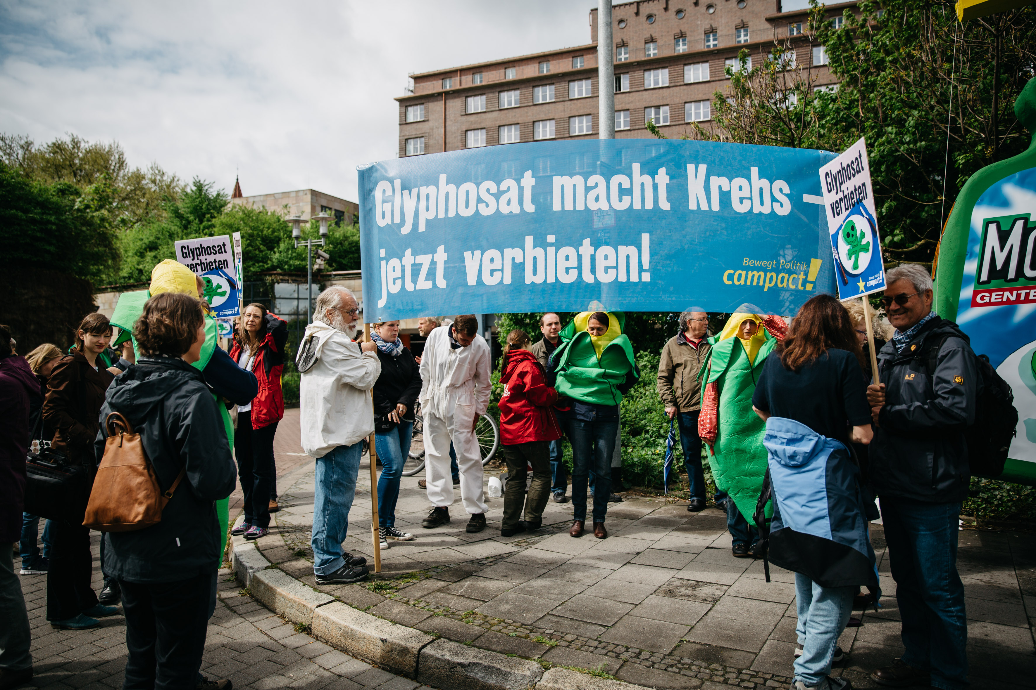 Anti-Glyphosat-Protest von campact aus dem Jahr 2015