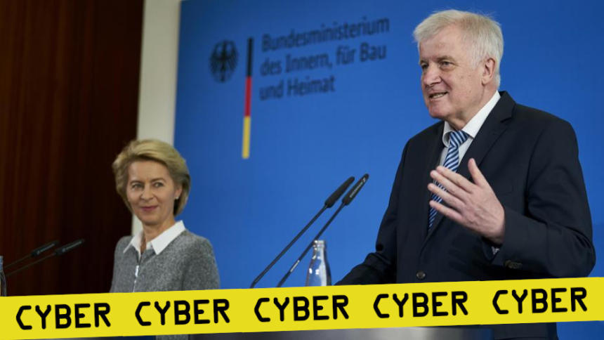 Bundesinnenminister Seehofer und Bundesverteidigungsministerin von der Leyen