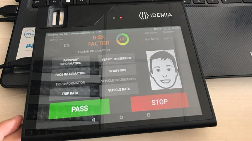Gesichtserkennung im EU-Projekt SMILE.