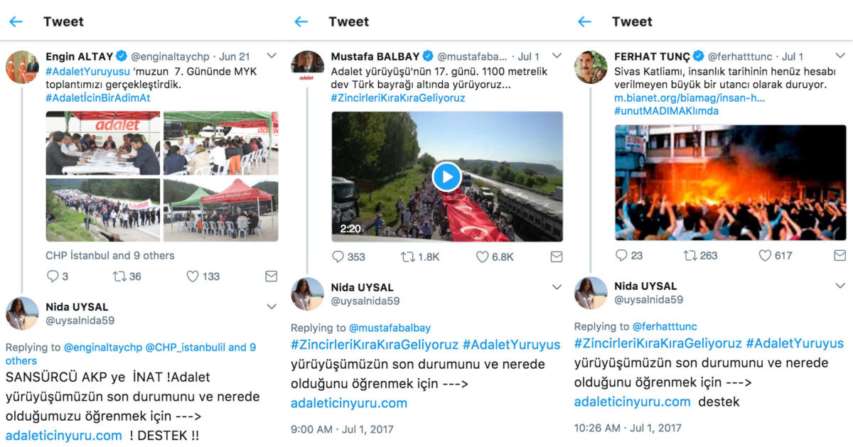 Screenshot von Twitter
