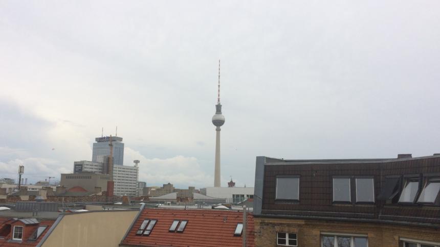 Fersehturm - Blick aus Redaktionsfenster