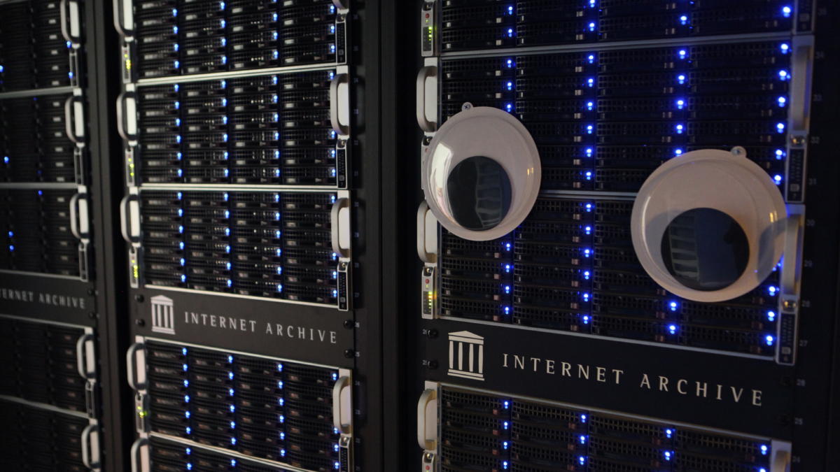 Server vom Internet Archive