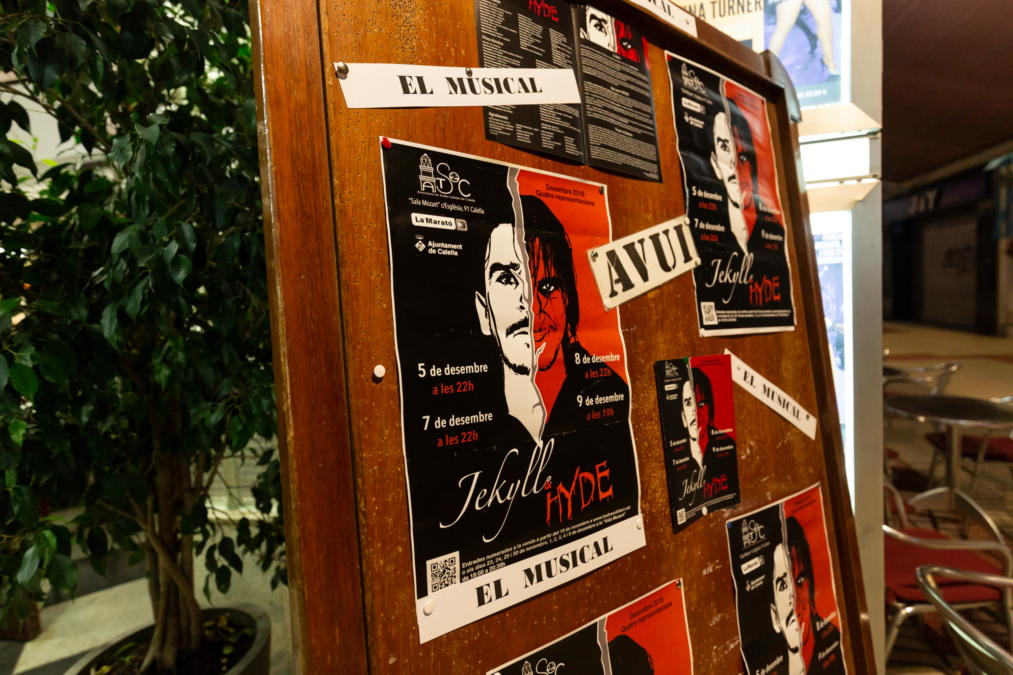 Ein Poster vom Musical "Jekyll and Hyde".