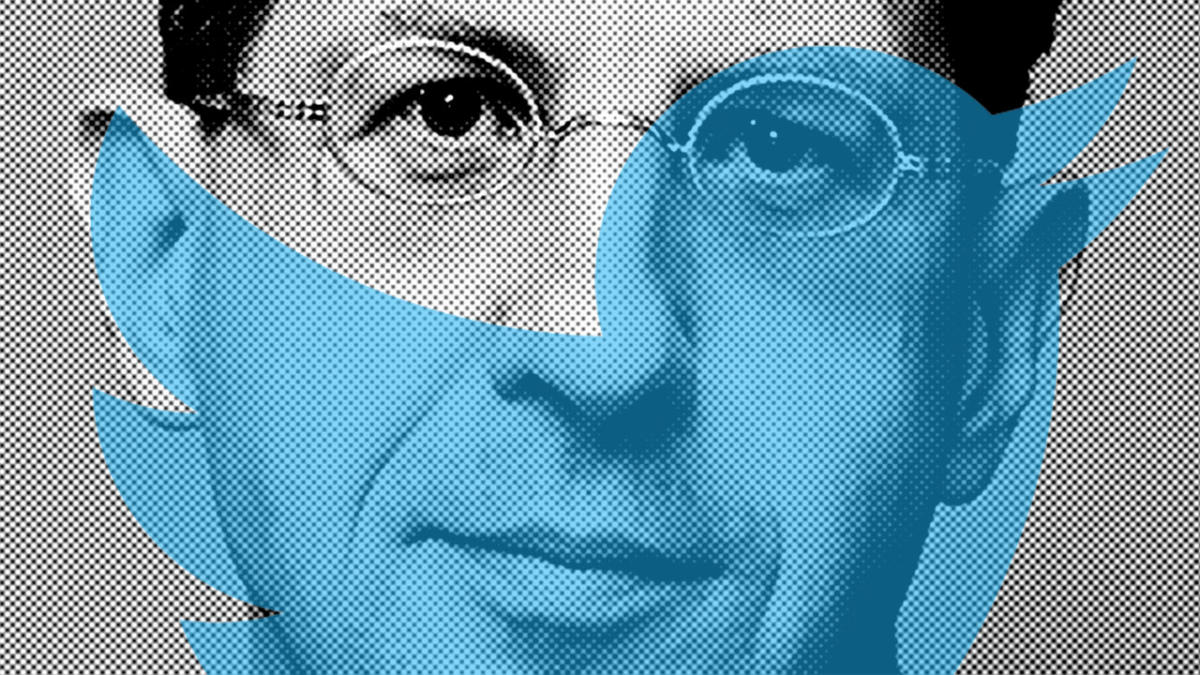 Maaßen mit Twitterlogo