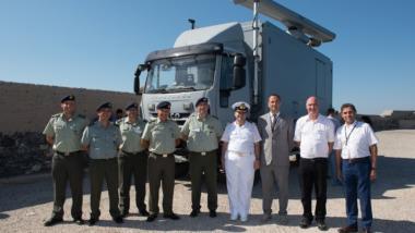 Mobiles Lagezentrum der portugiesischen Nationalgarde.