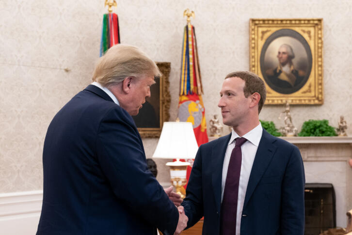 Zuckerberg, Trump