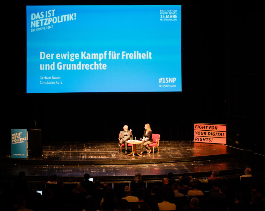 Gerhart Baum und Constanze Kurz