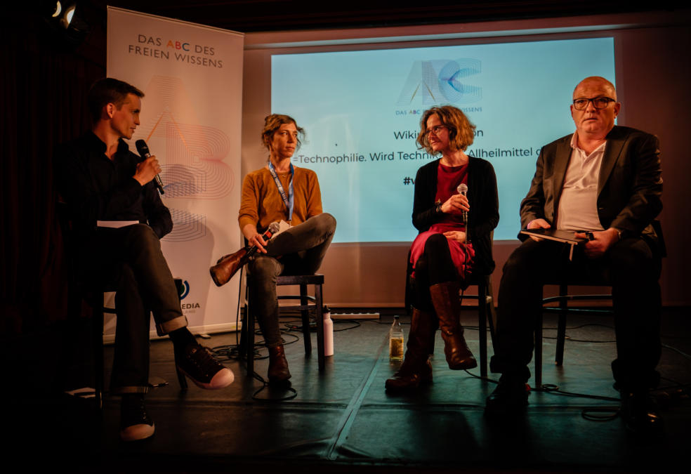 Julia Krüger, Chris Köver, Christoph Kappes und Bernd Fiedler