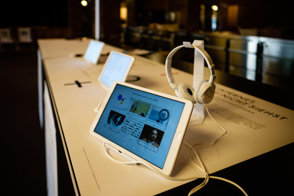 Installation auf der "Das ist Netzpolitik!"-Konferenz