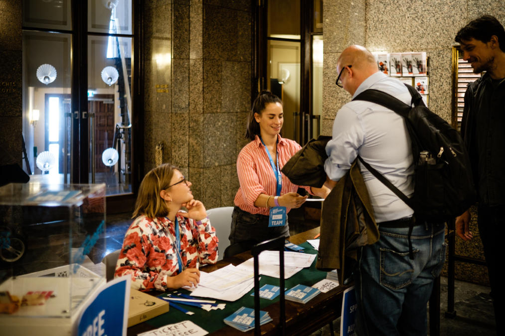 Einlass der "Das ist Netzpolitik!"-Konferenz