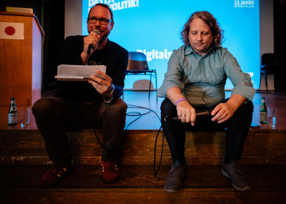 Markus Beckedahl und Christian Rickerts