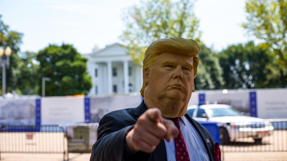 Not the real Donald Trump