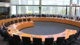 Europasaal im Bundestag bei der PKGr-Anhörung