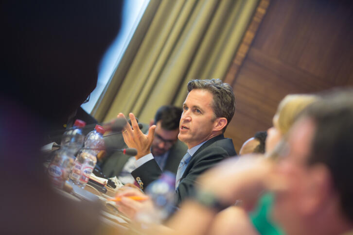 Der UN-Sonderberichterstatter zu Menschenrechten David Kaye.