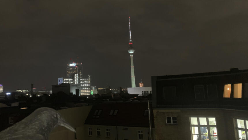 Fernsehturm Berlin bei Nacht