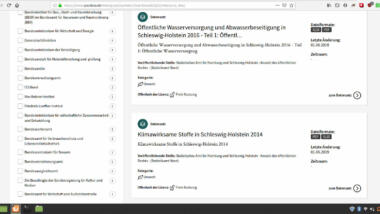 Screenshot von govdata.de zeigt wenig veröffentlichte Open-Data-Datensätze ausgewählter Bundesbehörden