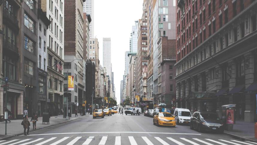 Die Straßen von New York