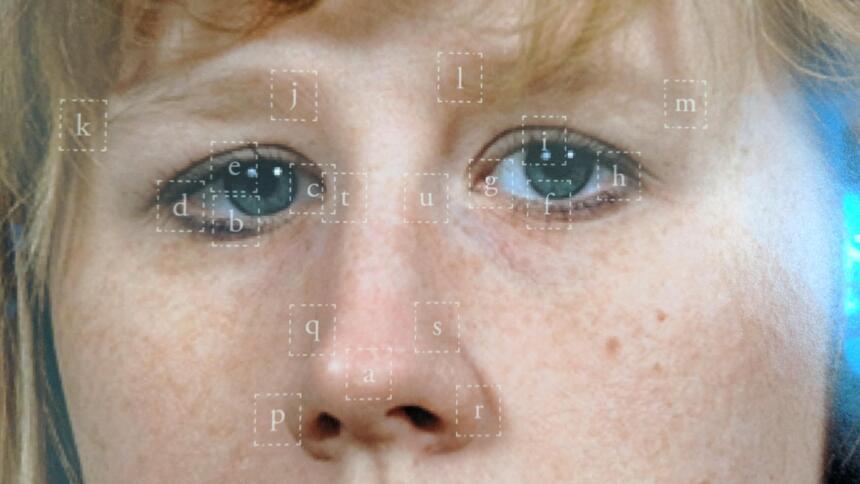 Biometrische Gesichtserkennung