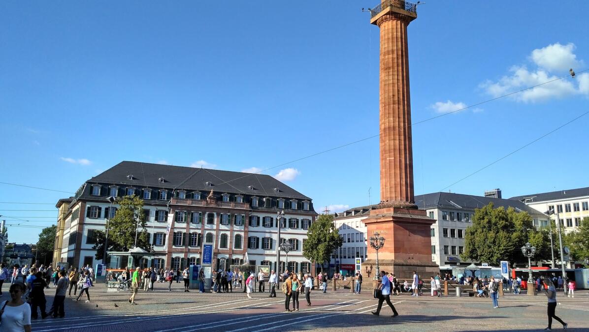 Der Darmstädter Luisenplatz