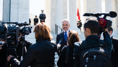 Albania's Prime Minister Edi Rama has a difficult relationship with independent media.