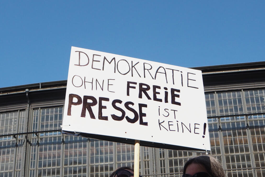Demokratie ohne freie Presse ist keine (Landesverrats-Demo)