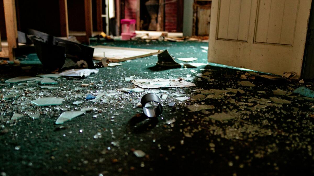 Bild einer zerbrochenen Scheibe